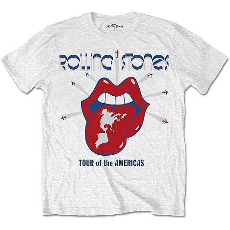 Rolling Stones tričko, Tour of the Americas White, pánske