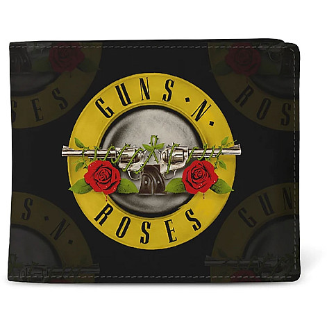 Guns N Roses peňaženka PU 11 x 10 x 1 cm, Logo Black