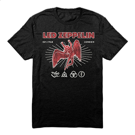 Led Zeppelin tričko, 50th Anniversary, pánske