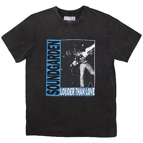 Soundgarden tričko, Louder Than Love Stone Wash Charcoal Grey, pánske