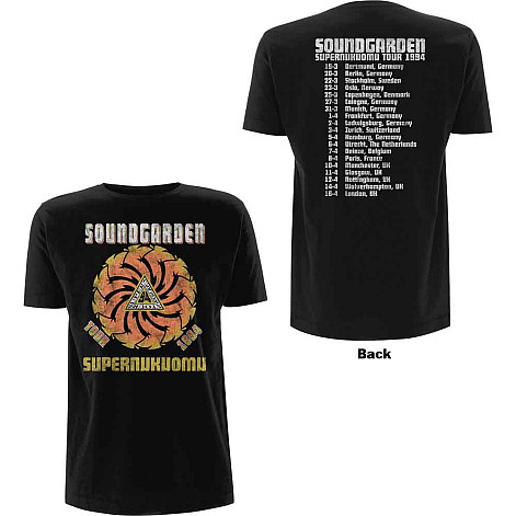 Soundgarden tričko, Superunknown Tour '94 Black, pánske