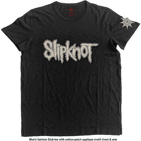 Slipknot tričko, Logo & Star with Applique, pánske