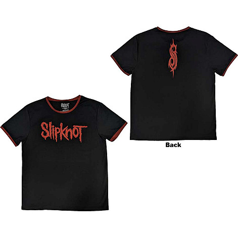 Slipknot tričko, Logo Ringer BP Black, pánske
