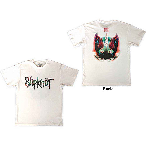 Slipknot tričko, Adderall Faceback BP White, pánske