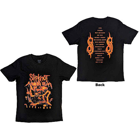 Slipknot tričko, Live at MSG Orange BP Black, pánske