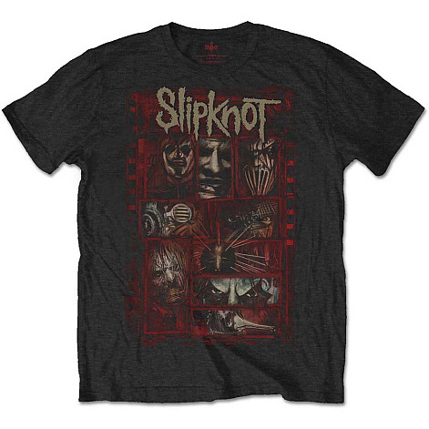 Slipknot tričko, Sketch Boxes with Back Print, pánske