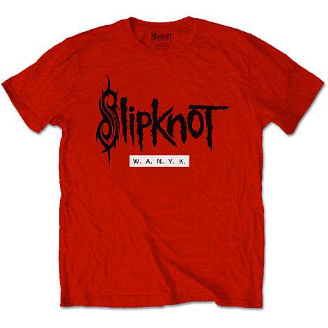 Slipknot tričko, WANYK Red BP, pánske