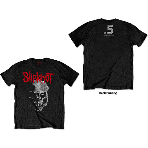 Slipknot tričko, Gray Chapter Skull BP Black, pánske