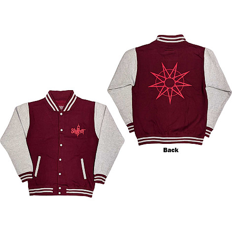 Slipknot bunda, 9 Point Star BP Maroon Red & Grey, pánska