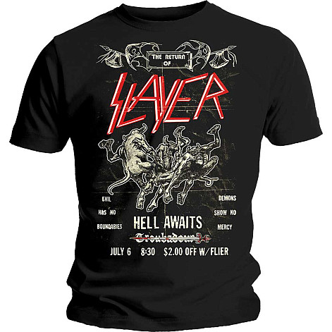 Slayer tričko, Vintage Flyer, pánske