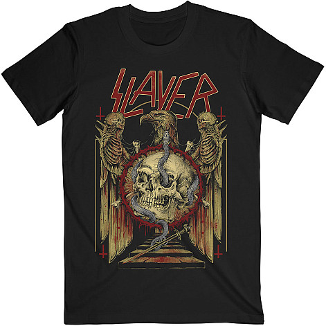Slayer tričko, Eagle & Serpent Black, pánske