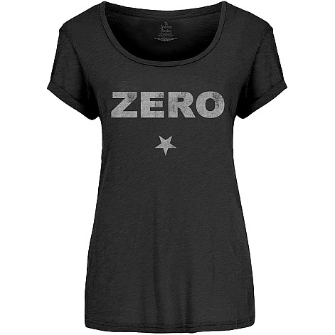 Smashing Pumpkins tričko, Zero Distressed Ladies Black, dámske