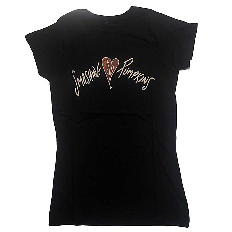 Smashing Pumpkins tričko, Gish Heart Ladies Black, dámske