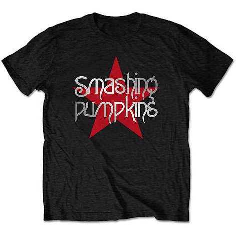 Smashing Pumpkins tričko, Star Logo Black, pánske