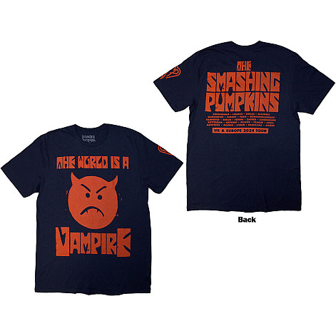Smashing Pumpkins tričko, World Is A Vampire BP Navy Blue, pánske