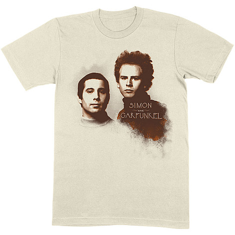 Simon & Garfunkel tričko, Faces Beige, pánske