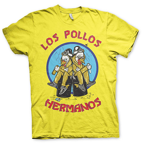 Breaking Bad tričko, Walter & Jesse Hermanos Yellow, pánske