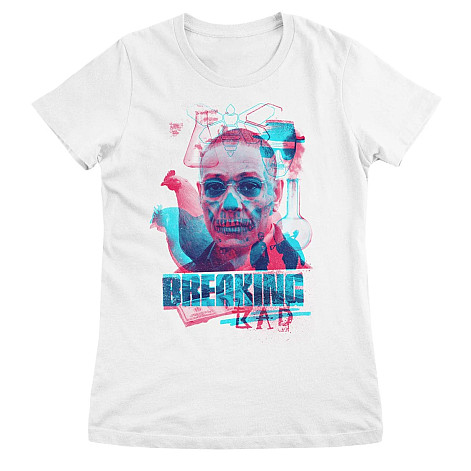 Breaking Bad tričko, Gustavo Duotone Mashup Girly White, dámske