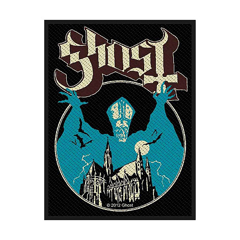 Ghost tkaná nášivka PES 100 x 50 mm, Opus Eponymous