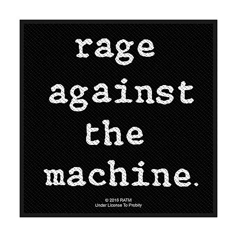 Rage Against The Machine tkaná nášivka PES 100x100 mm, Logo