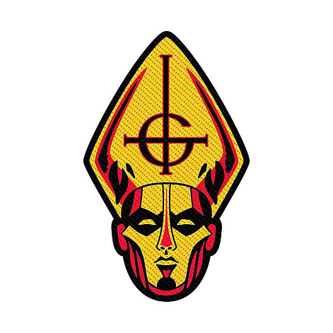 Ghost tkaná nášivka PES 80 x 30 mm, Papa Head