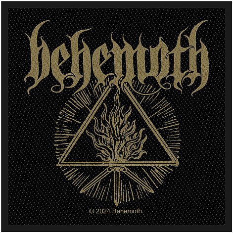 Behemoth tkaná nášivka PES 100x100 mm, The Satanist
