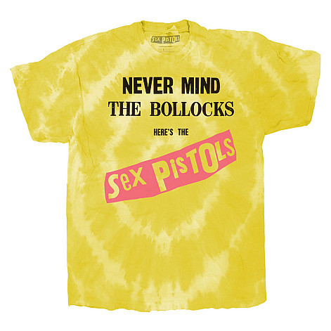 Sex Pistols tričko, NMTB Original Album Dip-Dye Yellow, pánske
