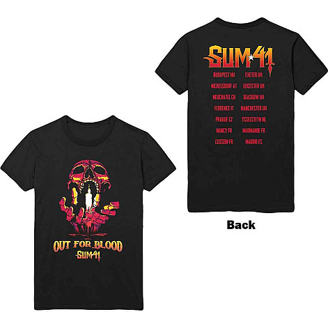 Sum 41 tričko, Out For Blood BP Black, pánske