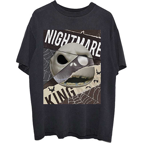 The Nightmare Before Christmas tričko, Nightmare Skull Black, pánske