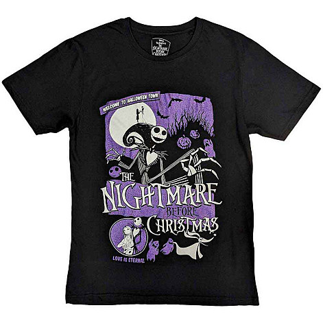 The Nightmare Before Christmas tričko, WTHT Black, pánske