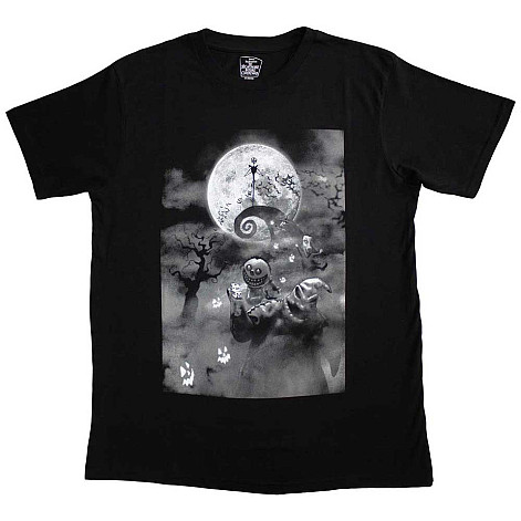 The Nightmare Before Christmas tričko, Oogie Scene Black, pánske