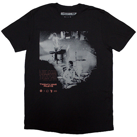 Twenty One Pilots tričko, Masked Black, pánske