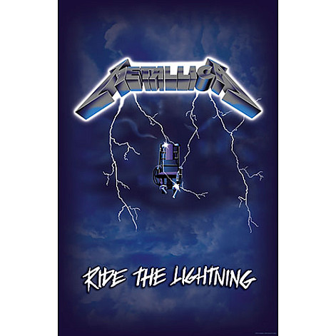 Metallica textilný banner 70cm x 106cm, Ride The Lightning