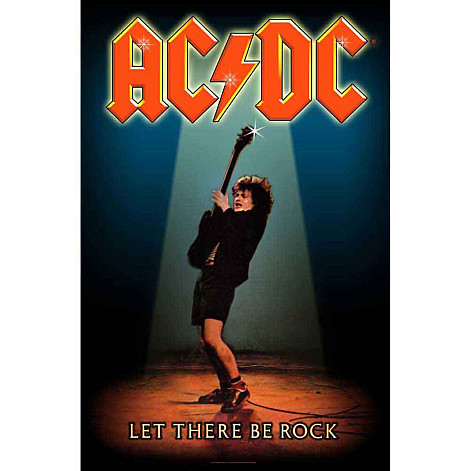 AC/DC textilný banner PES 70cm x 106cm, Let There Be Rock