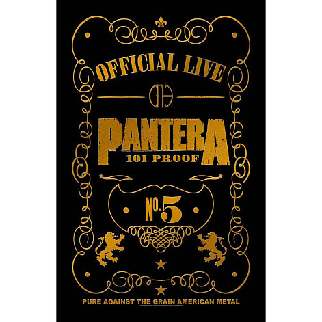 Pantera textilný banner 70cm x 106cm, 101 Proof