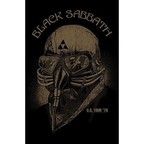 Black Sabbath textilný banner 68cm x 106cm, US Tour '78