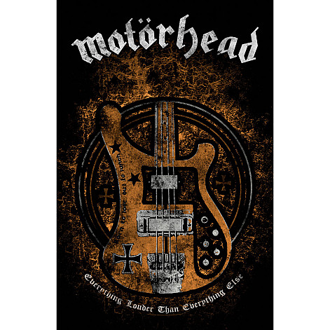 Motorhead textilný banner 70cm x 106cm, Lemmy's Bass