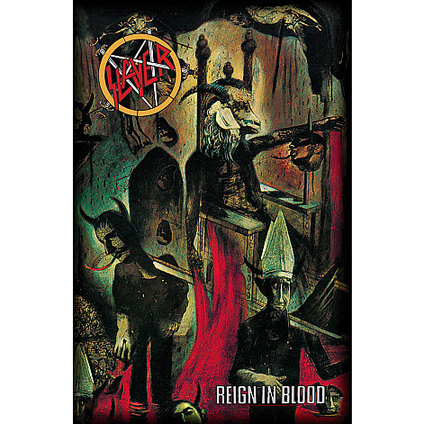 Slayer textilný banner 68cm x 106cm, Reign In Blood