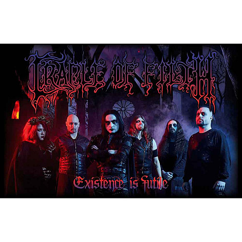 Cradle Of Filth textilný banner PES 70cm x 106cm, Existence Is Futile