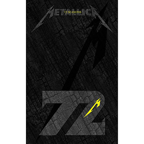 Metallica textilný banner 70cm x 106cm, Charred M72