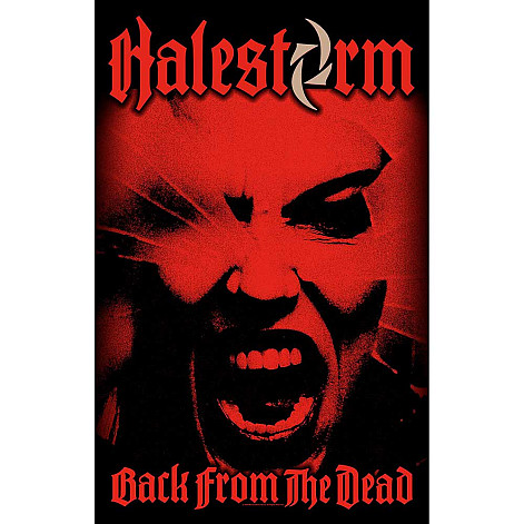 Halestorm textilný banner PES 70cm x 106cm, Back From The Dead