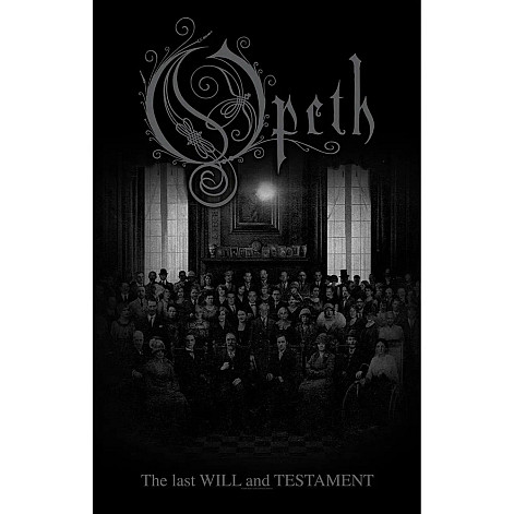 Opeth textilný banner PES 70cm x 106cm, The Last Will And Testament