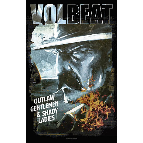 Volbeat textilný banner PES 70cm x 106cm, Outlaw Gentlemen