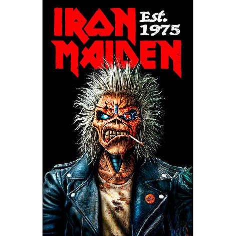 Iron Maiden textilný banner PES 70cm x 106cm, Est 1975