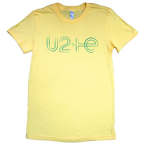U2 tričko, Brazil Logo Babydoll Yellow, dámske