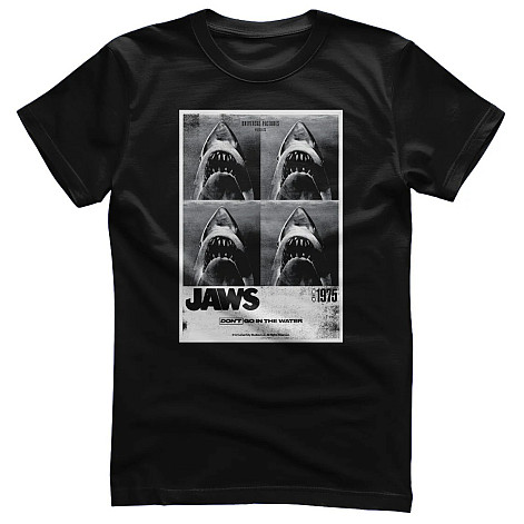 Čelisti tričko, Don't Go In The Water Black, pánske