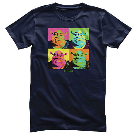 Shrek tričko, Pop-Art Navy Blue, pánske