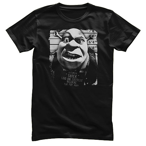 Shrek tričko, MugShot Black, pánske