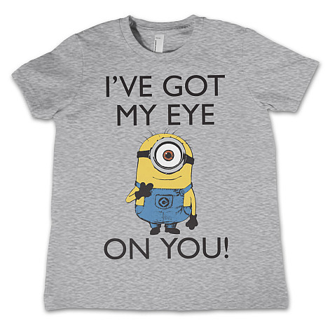 Despicable Me tričko, I Got My Eye On You Kids Grey, detské