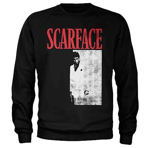 Scarface mikina, Poster Sweatshirt Black, pánska